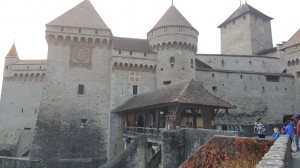 Svájc Chillon vizi vár (2)